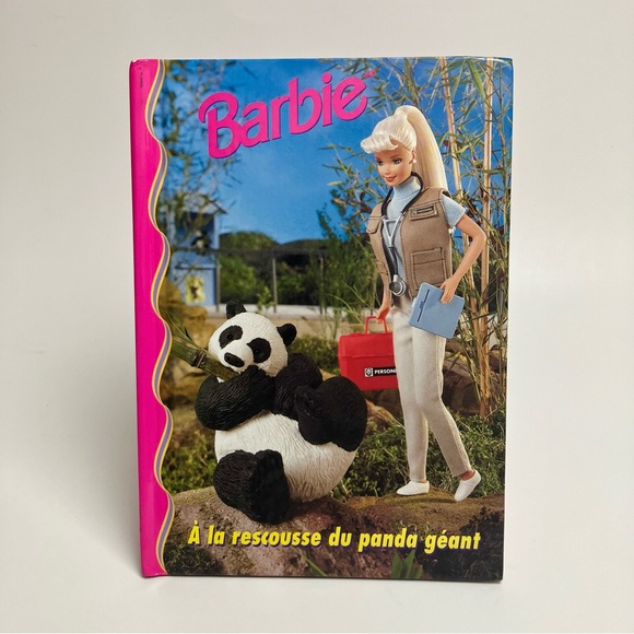 Barbie Other - 90s Vintage Barbie French Childrens Book Livre français enfant Panda 1999 Mattel